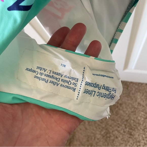 Trina Turk Terra Nostra Plunge Tropical Print Swimsuit Size 14 - Picture 9 of 15